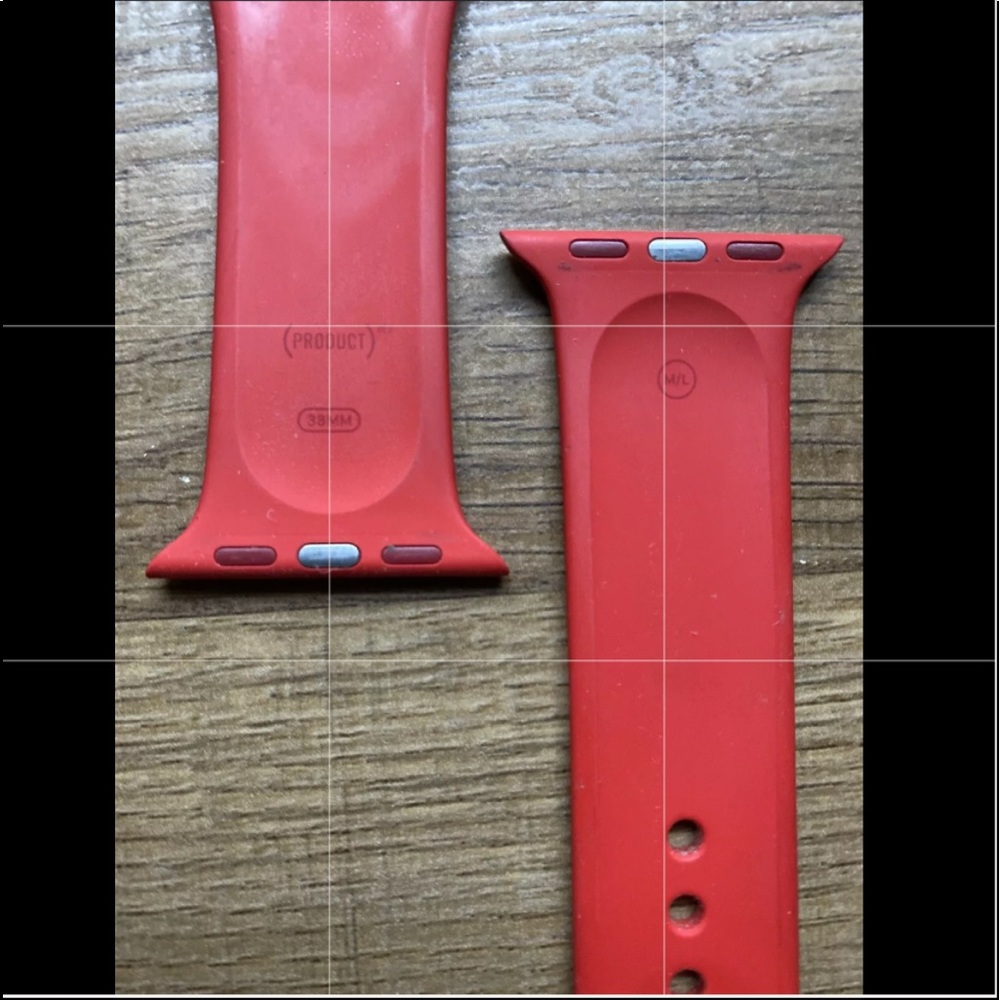 apple watch3 (product red) band 38mm M/L